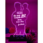 Personalised Awesome Dad Engraved LED Lamp