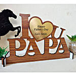 Personalised I Love You Papa Table Top