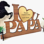 Personalised I Love You Papa Table Top