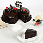 Lovely Jade Plant Chocolate Truffle Cake