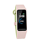Fastrack Pink And Green Rectangular Unisex Smart Band