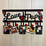 Personalised Papa 5 Pictures Photo Frame