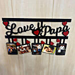 Personalised Papa 5 Pictures Photo Frame