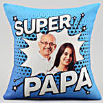 Personalised Super Papa Cushion and 3 Five Star