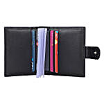 Women's Belt & Card Wallet With Sunglasses- Black