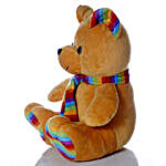 Cute & Cuddly Brown Muffler Teddy Bear