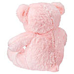 Hug Me Munchy Pink Teddy Bear With Bow