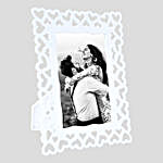 Lovehearts White Photo Frame