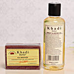 Khadi Almond Oil N Soap Combo