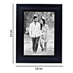 Personalised Black Wooden Table Top Photo Frame