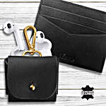Earpod Pouch & Leather Card Holder Combo