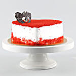 Red Velvet Heart Cake 1kg Eggless