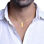 18K Gold Personalised Style Rakhi Cum Pendant