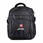 Swiss Military Polyester 46 cms Black Laptop Backpack