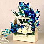 Mesmerising Orchids and Carnations Arrangement