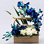 Mesmerising Orchids and Carnations Arrangement