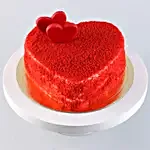 Sweet Red Heart Velvet Cake- Half Kg