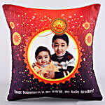 Bal Ganesha Rakhi & Personalised LED Cushion