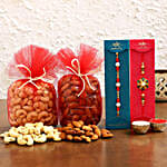 Dry Fruits Meenakari & Pearl Rakhi