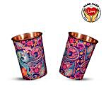Pasley Copper Glass Set of 2