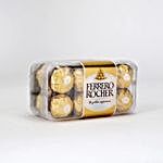 Personalised Bottle & Ferrero Rocher- 16 Pcs