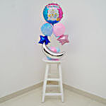Blue & Pink Baby Shower Balloon Bouquet