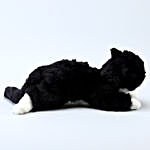 Wild Republic Black & White Sitting Cat Soft Toy