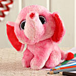 Wild Republic Pink Sassy Elephant Soft Toy