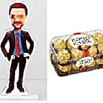 Corp Caricature n Chocolate for Alphasense Man