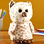 Mirada Glitter Eye Owl Soft Toy