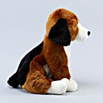 Wild Republic White & Brown Sitting Beagle Soft Toy