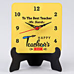 Teacher's Day Personalised Table Clock