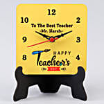 Teacher's Day Personalised Table Clock