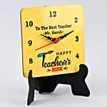 Teacher's Day Personalised Table Clock