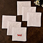 Personalised Handkerchiefs- Set Of 6