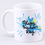 Happy Teacher's Day White Mug- Hand Delivery