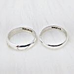 Personalised Completing Heart Pair Of 2 Ring Bands