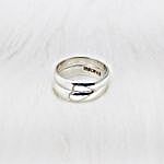 Personalised Completing Heart Pair Of 2 Ring Bands