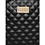 Kleio Black Quilted Backpack