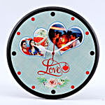 Personalised Love Theme Wall Clock