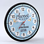 Personalised Sweet Dreams Wall Clock
