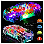 3D Flash Light Racing Toy Car