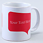 Personalised Message White Mug