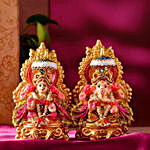 Auspicious Lakshmi Ganesha Idol Set