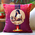 Personalised Diwali Vibes Cushion