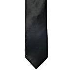 Black Formal Plain Necktie