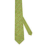 Green & Brown Paisley Design Necktie