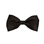 Men Black knotted Bow Tie