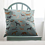 Dog World Cushion Cover