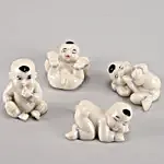 Combo Of Luck With Baby Buddha Figurines